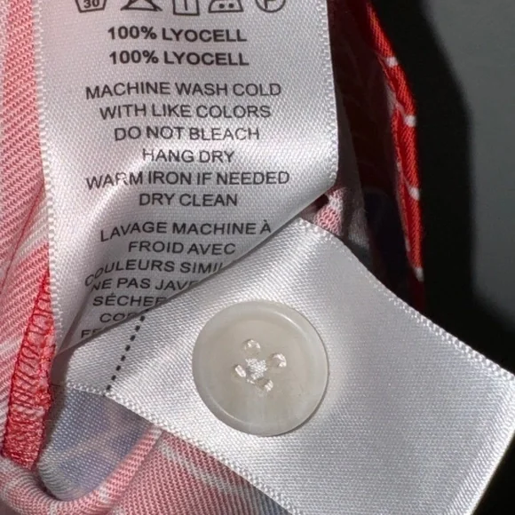 EUC UNTUCKit Wilma Coral Orange Tropical Print Wrap Midi Skirt Size Large - Picture 6 of 8